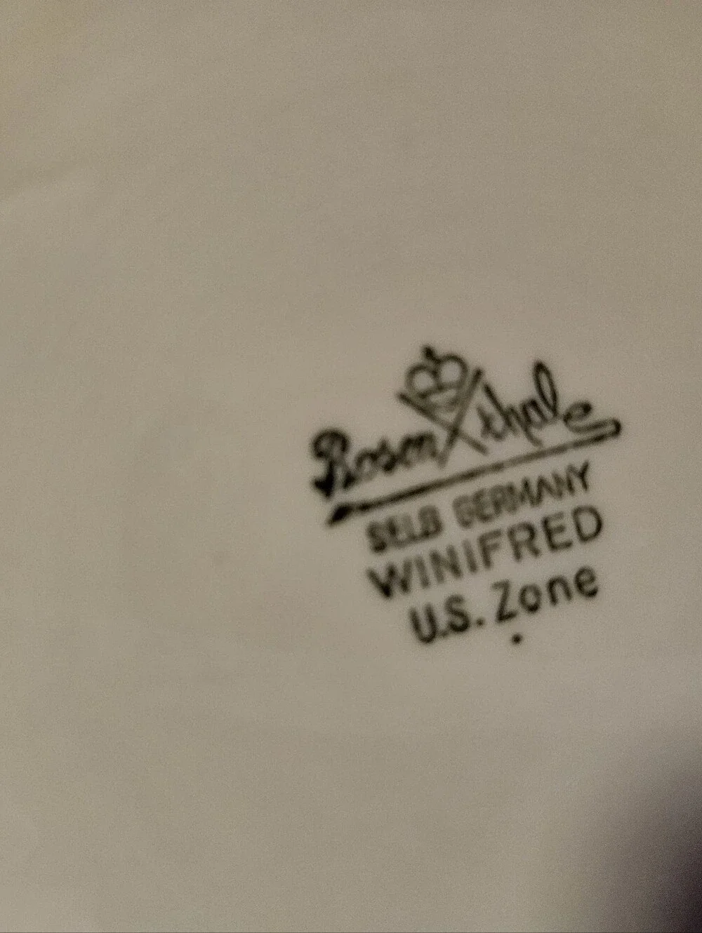 Vintage Rosenthal Winifred Covered Vegetable Dish Bowl US Zone Germany 1946-1949